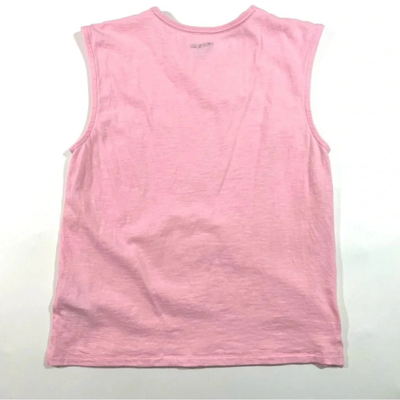 J Crew Organic Slub Cotton Muscle T Shirt Pink - Picture 3 of 8